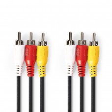 Laidas 3RCA-3RCA (K-K) 10m Nedis 